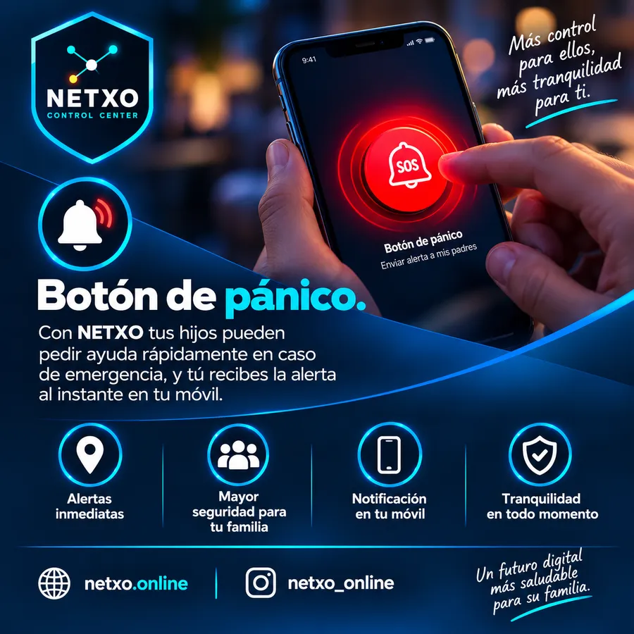 Bouton d'urgence NETXO : alertes immédiates pour votre famille