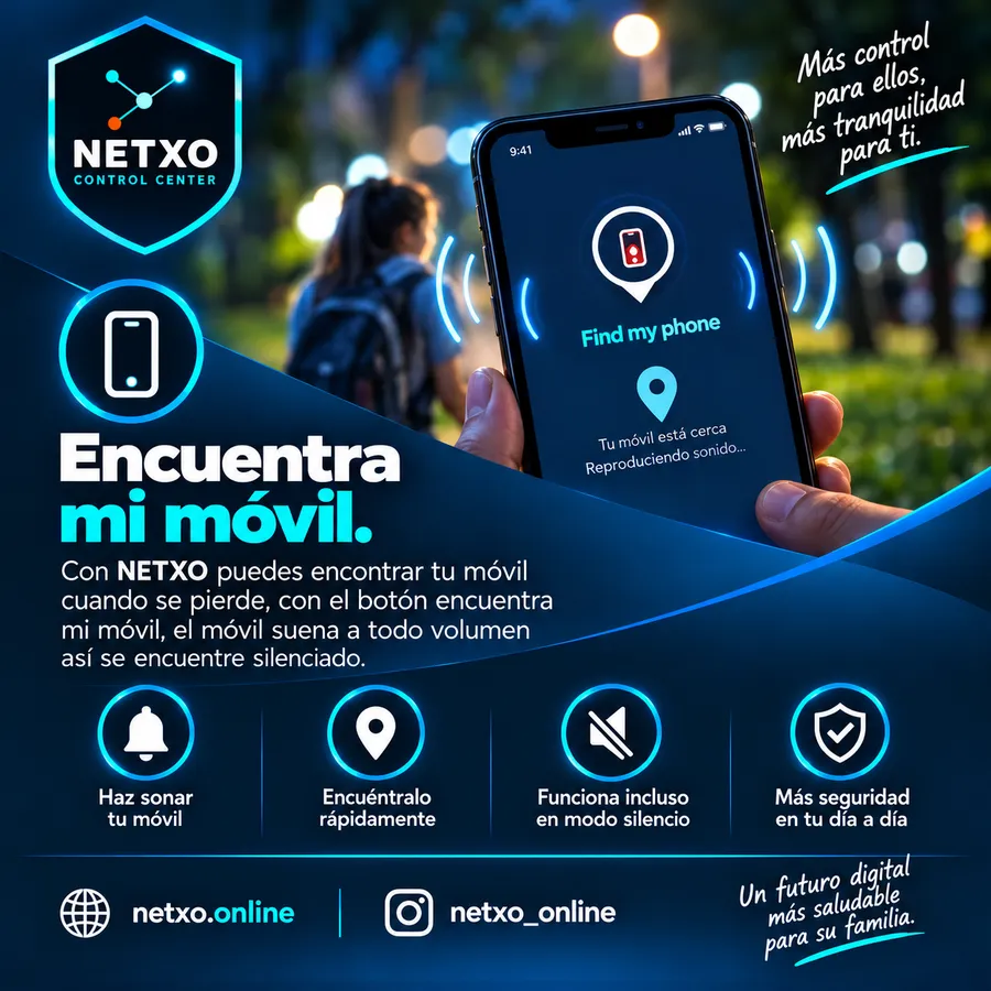 Retrouvez mon mobile avec NETXO : faites sonner votre mobile même en silencieux